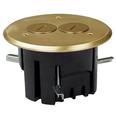 electrical flor box covers|round floor electrical outlet covers.